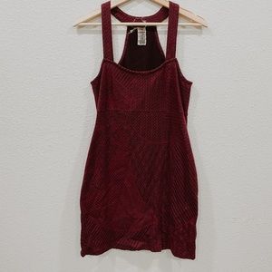 Free people purple fitted dress